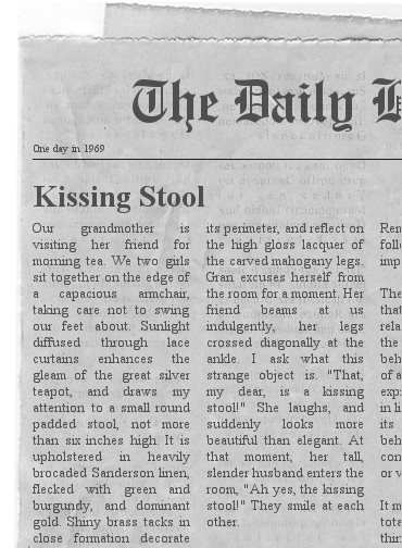 The Kissing Stool