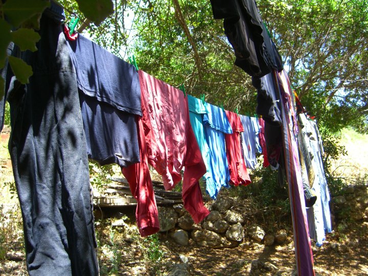 Taken in 2010. I am not sure if you can gauge how steep it is. There is about a four-metre diffrence in altitude bwteeen the start and end of these lines, about 7 or 8 metres in length each. 