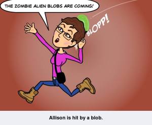 Bitstrip blobs