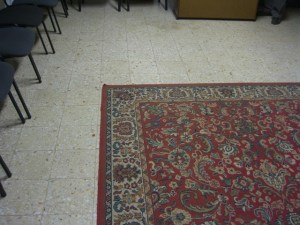 Carpet in the meeting room
