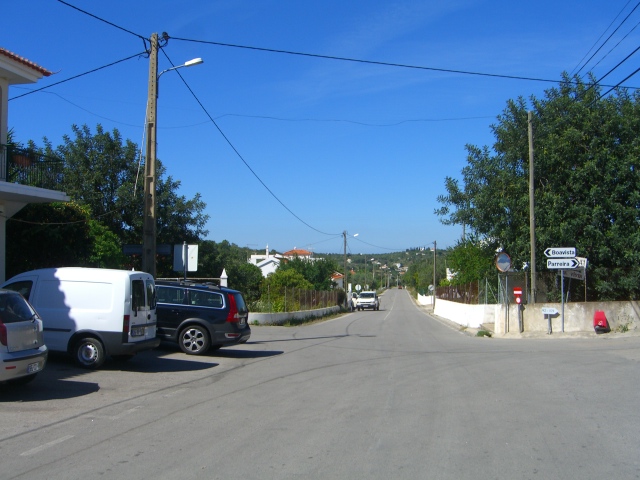 Down the road - all clear, fine and dandy.