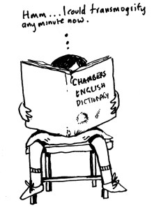 Buy the book. It is very reasonable. You get to laugh.  Buy a set of coloured crayons. There are colouring-in possibilities on every second page.