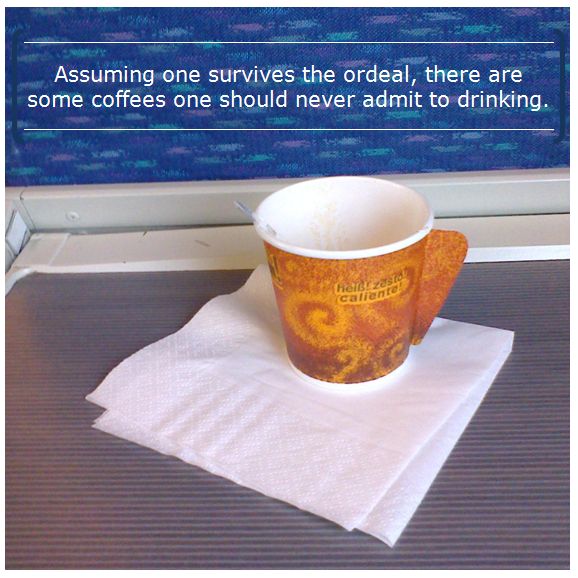 My excuse is that I was trapped on a train, and desperate.