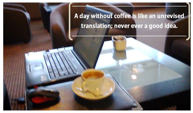 In the hotel bar, spending some quality time with my laptop after the conference.