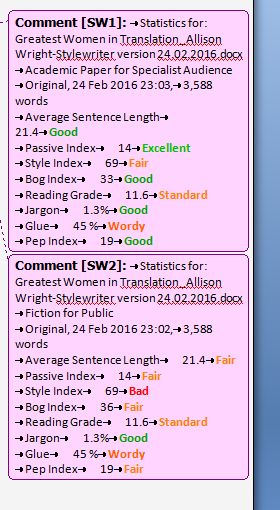 bog and glue - settings per document type